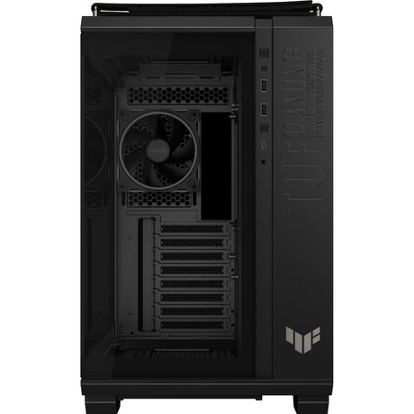 Carcasa de torre midi asus tuf gaming gt502 horizonte argb (negro | 3x usb-a | 1x usb-c | vidrio templado)