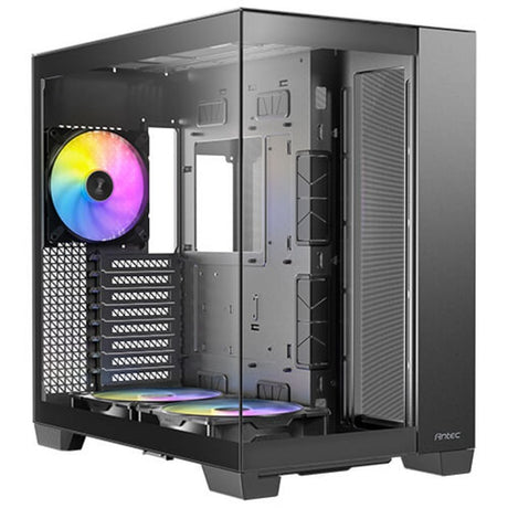 Carcasa torre midi Antec c8 argb (negro | 2x USB-A | 1x USB-C | vidrio templado)