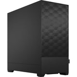 Carcasa de torre midi pop air con diseño fractal (negro | 2x USB-A)