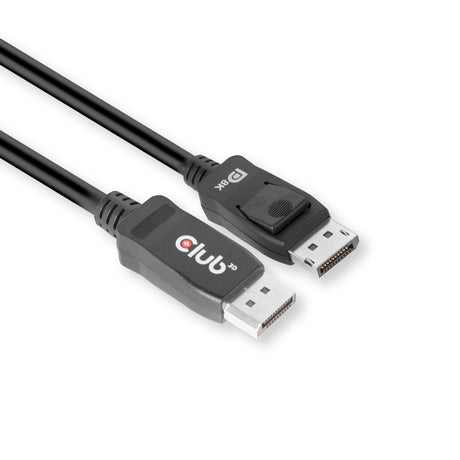 Cable Club 3D Displayport 1.4 certificado Vesa macho-macho (negro, 2 metros, 8k 60hz, 32,4gbps)