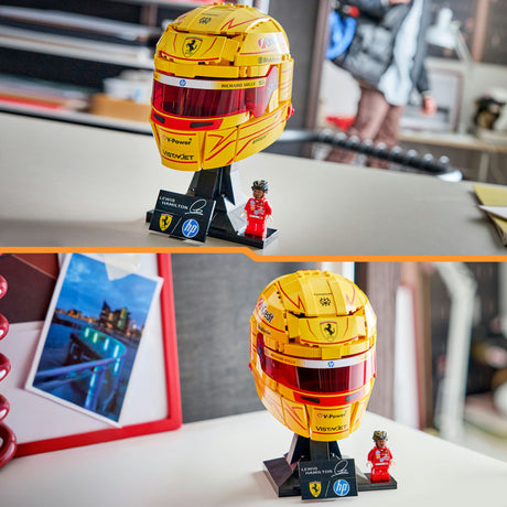 Lego ediciones scuderia ferrari hp casco de lewis hamilton - 43022