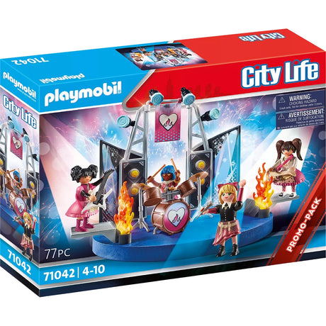 Playmobil city life - juguete de construcción de neumáticos (71042)