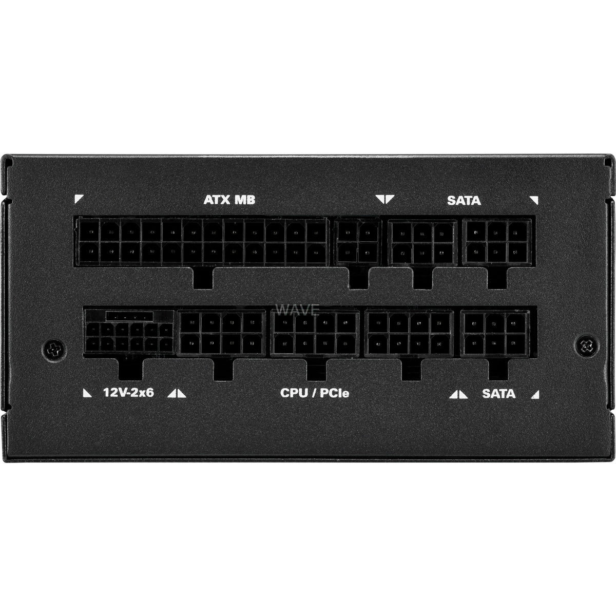 Fuente de alimentación modular Sharkoon rebel p20 sfx de 1000 vatios (negro, 1x 12v-2x6, 2x pcie)