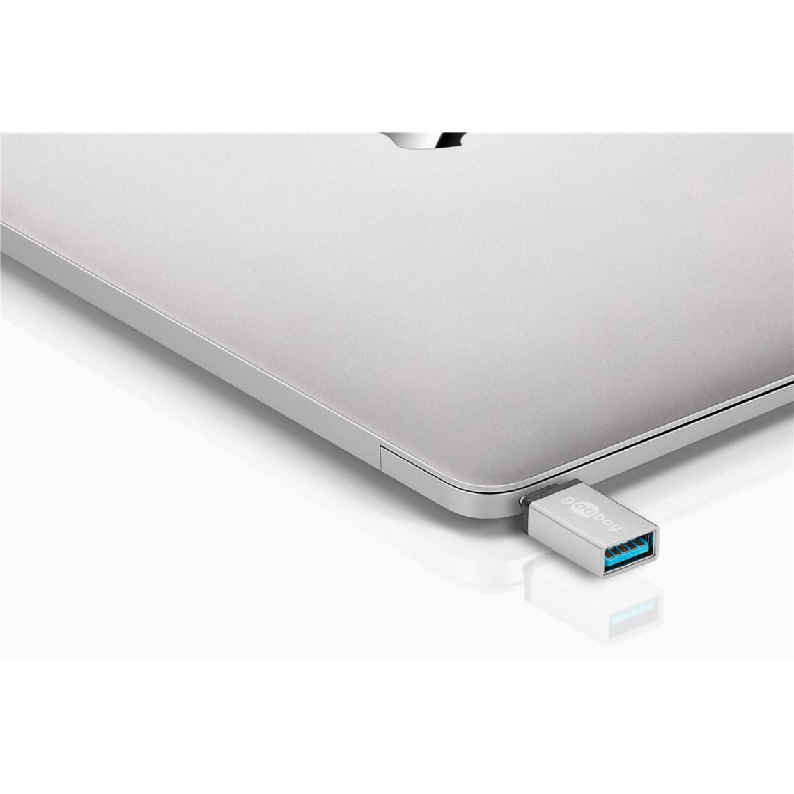 Adaptador Goobay USB-C USB A OTG Superspeed (plateado)