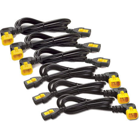 Kit de cables de alimentación apc c13-c14 iec (6 piezas, 1,2 metros, ap8704r-ww)