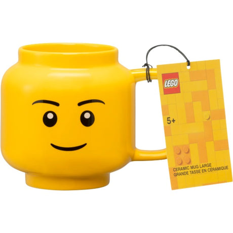 Taza de cerámica Lego Room Copenhague - niño, grande (amarillo)