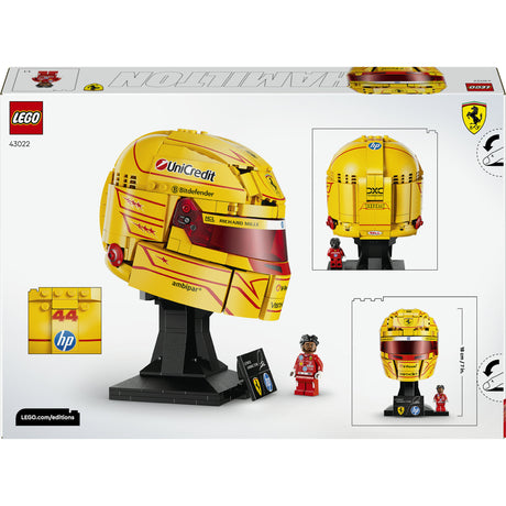 Lego ediciones scuderia ferrari hp casco de lewis hamilton - 43022