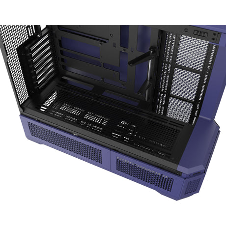 Thermaltake view 600 tg futuro atardecer carcasa de torre grande (negro púrpura | 2x USB-A | 1x USB-C | vidrio templado)