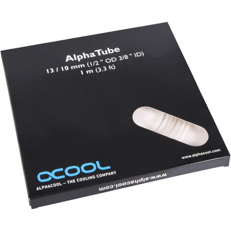 Alphacool alphatube hf 13 10 (3 8 id) - manguera ultra transparente (transparente, 1 metro)