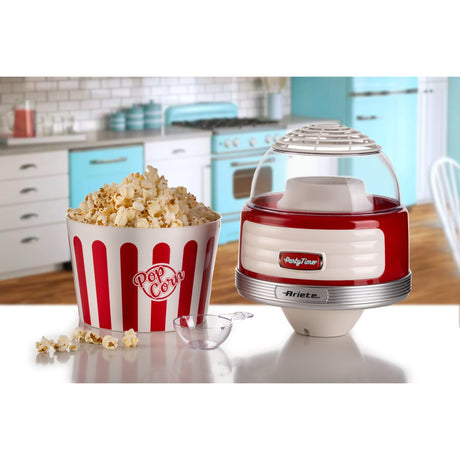 Ariete Party Time Pop Corn XL Machine 2957 00 máquina para hacer palomitas (rojo blanco)