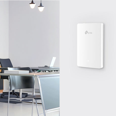 Tp-link omada eap615-wall ax1800 placa de pared wifi 6 puntos de acceso (blanco, poe)