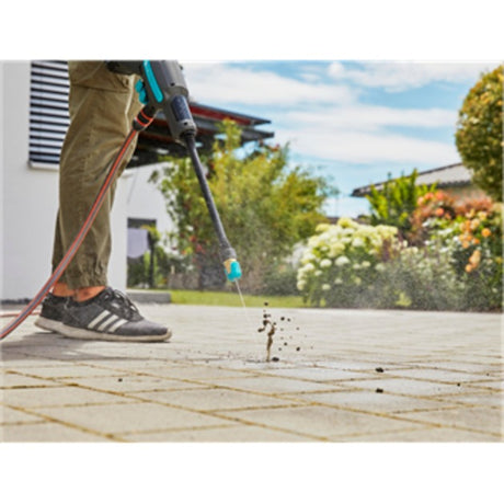 Limpiador a presión gardena aquaclean 24 18 v p4a premium set (gris turquesa, 14800-31, batería incluida)