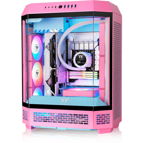 Thermaltake ct120 ex argb sync ventilador de refrigeración para pc rosa (paquete de 3 ventiladores) ventiladores de caja (rosa, 3 piezas, 120 x 120 x 25 mm, pwm)