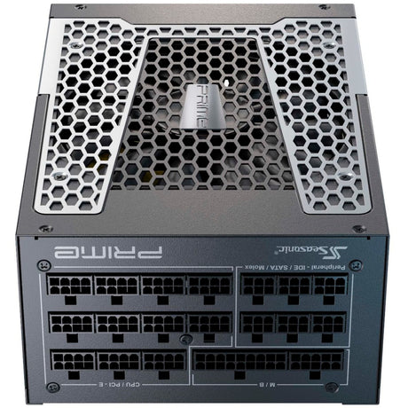 Fuente de alimentación modular Seasonic Prime PX-1600 de 1600 vatios (negro, 2x 12VHPWR, 8x PCIe)