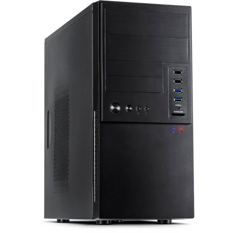 Carcasa de torre midi inter-tech it-6865 (negro | 4x USB-A | 1x USB-C)