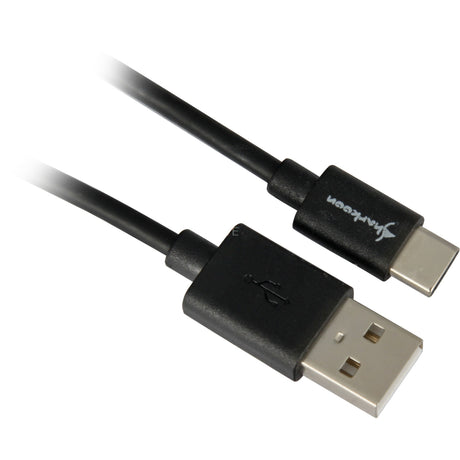 Sharkoon USB-A 2.0 - Cable USB-C (negro, 2 metros)