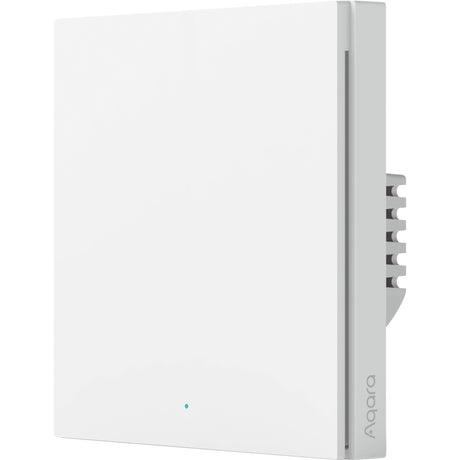 Interruptor de pared inteligente Aqara h1 (sin neutro, balancín único) - zigbee 3.0 - interruptor único - sin cable neutro
