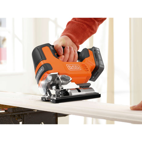 Sierra de calar black+decker blcjs78n-xj 18v (negra naranja, batería y cargador no incluidos)