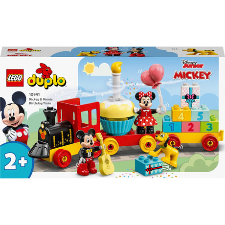 Lego duplo disney mickey minnie tren de cumpleaños, juguete para construir para niños pequeños 10941