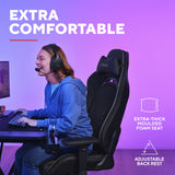 Trust GXT 721 Ruya Pro Premium Cómoda silla gaming (Negro Amarillo)