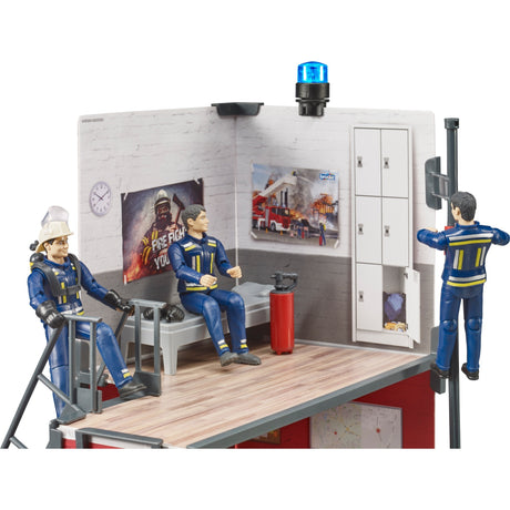 Modelo de vehículo con módulo de luz intermitente Bruder (02807)