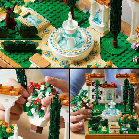 Lego iconos jardín con fuente - 10359