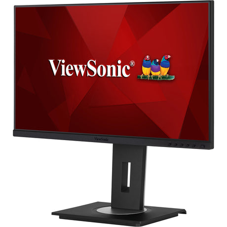 Monitor Viewsonic vg2448a-2 24 (negro (mate) plateado, 1x HDMI, 1x puerto de pantalla, USB-C, USB-A, sonido, 100hz)