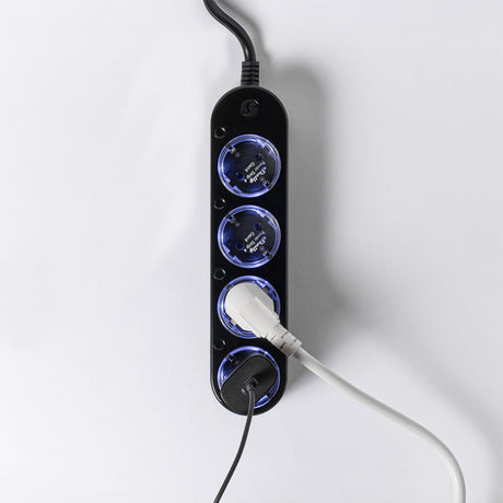 Regleta Shelly gen4 (negra, wifi, bluetooth, zigbee)