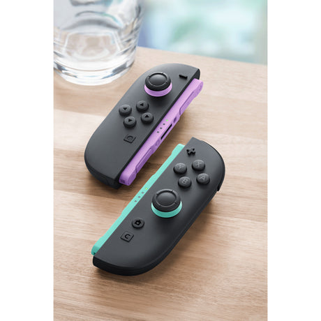 Juego de mando Nintendo joy-con 2 (violeta claro, verde claro)