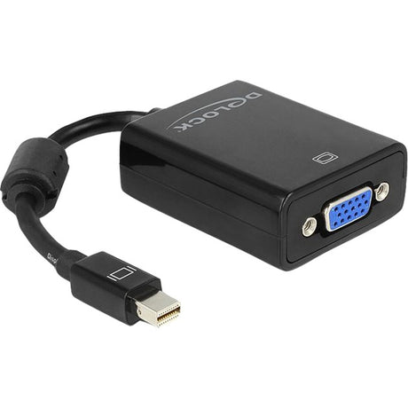 Delock adaptador mini display port > VGA (negro, 0,11 metros)
