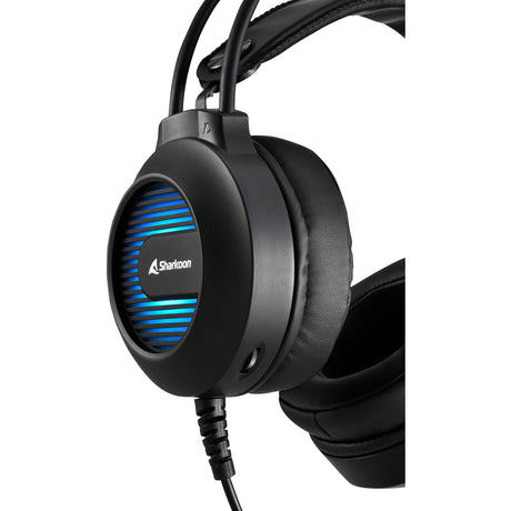 Auriculares supraaurales para juegos Sharkoon Skiller sgh20 (negro, PC, PlayStation 5)