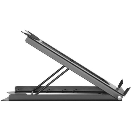 Soporte para portátil Act conectividad, plegable, regulable en altura en 5 posiciones (negro)