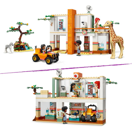 Lego friends - juguete de construcción de protección de animales salvajes de mia (41717)