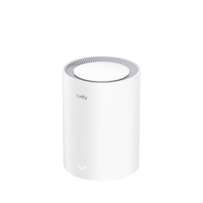 Enrutador de malla Cudy ax3000 2,5 g de malla con sistema Wi-Fi 6 (paquete de 1) (blanco)