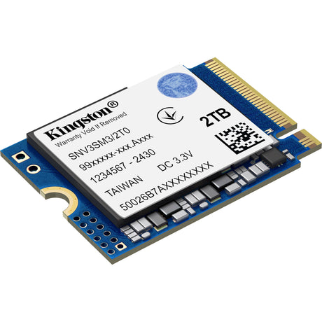 SSD kingston nv3 de 2 tb (pcie 4.0 x4, nvme, m.2 2230)