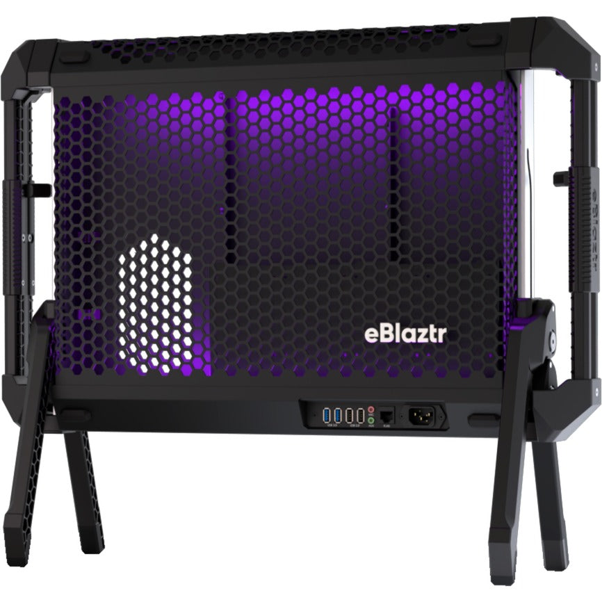 Carcasa de escritorio Eblaztr PC case (negro (mate))