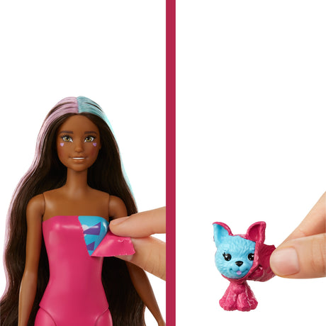 Barbie color revela - muñeca unicornio de moda de fantasía