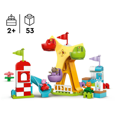 Lego ® duplo® feria de peppa pig - juguetes para niños pequeños - 10453