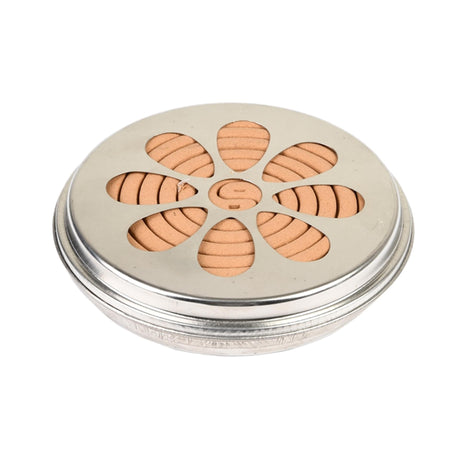 Espirales de citronela de diseño Esschert en caja de zinc