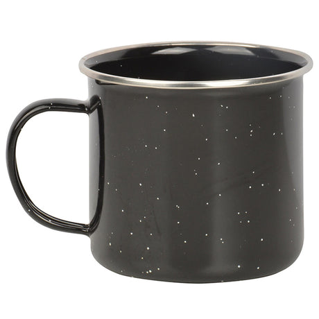 Esschert design taza esmaltada 13x10x9cm acero al carbono esmaltado