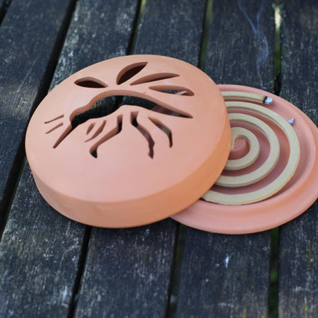 Espirales de citronela de diseño Esschert en terracota