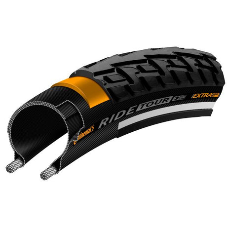 Tour de viajes continentales Outdoor Tire - City Bike Band, Black, 27x1 1 4