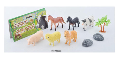 Aro animales de granja en bolsa 9 piezas