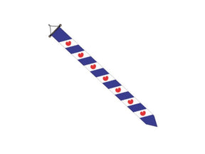 Dokkumer flags banderín central Frisia 18x200 cm