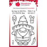 Artículos de madera • juego de sellos individuales transparentes fiesta time