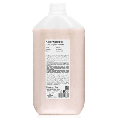 Farmavita backbar color champú n°01 higo y almendra 5000ml