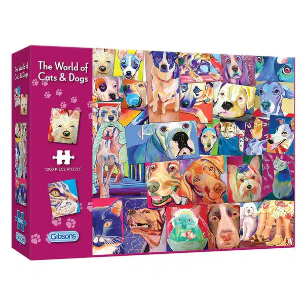 Gibson's Gibson Puzzle El mundo de los perros y gatos