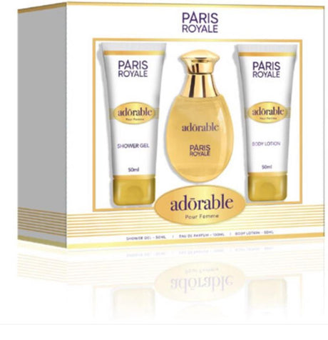 Set de regalo mujer Paris Royale adorable 3 piezas