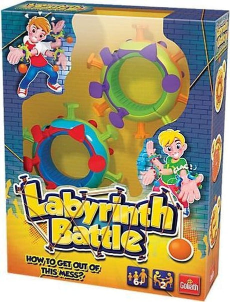 Juego de batalla del laberinto Goliath, serás el primero en liberar tu banda de batalla.