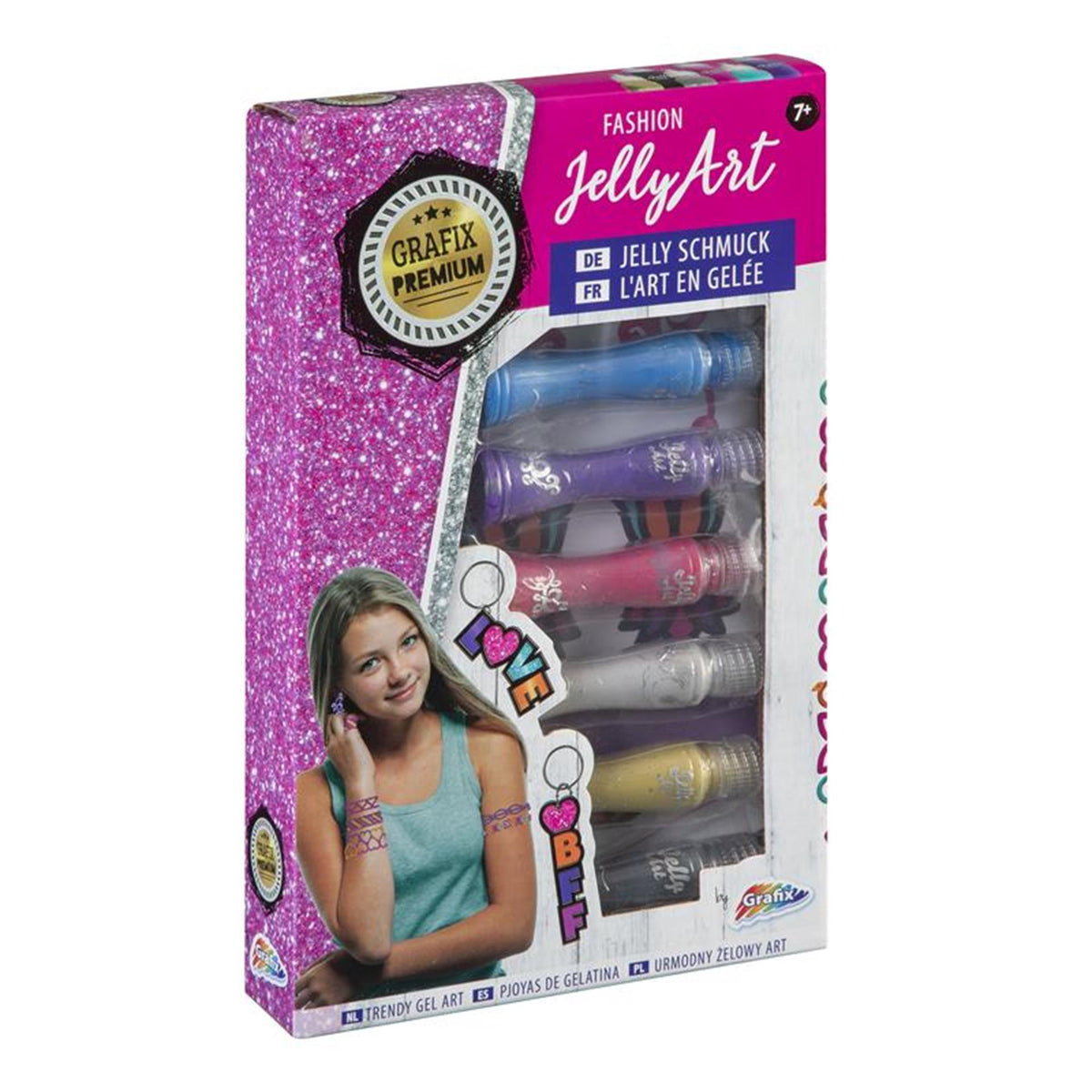 Set de arte en gelatina Grafix de 6 piezas